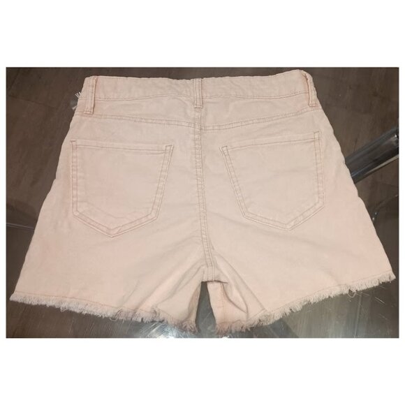 Women's Cord Shorts, Light Pink - Picture 2 of 4